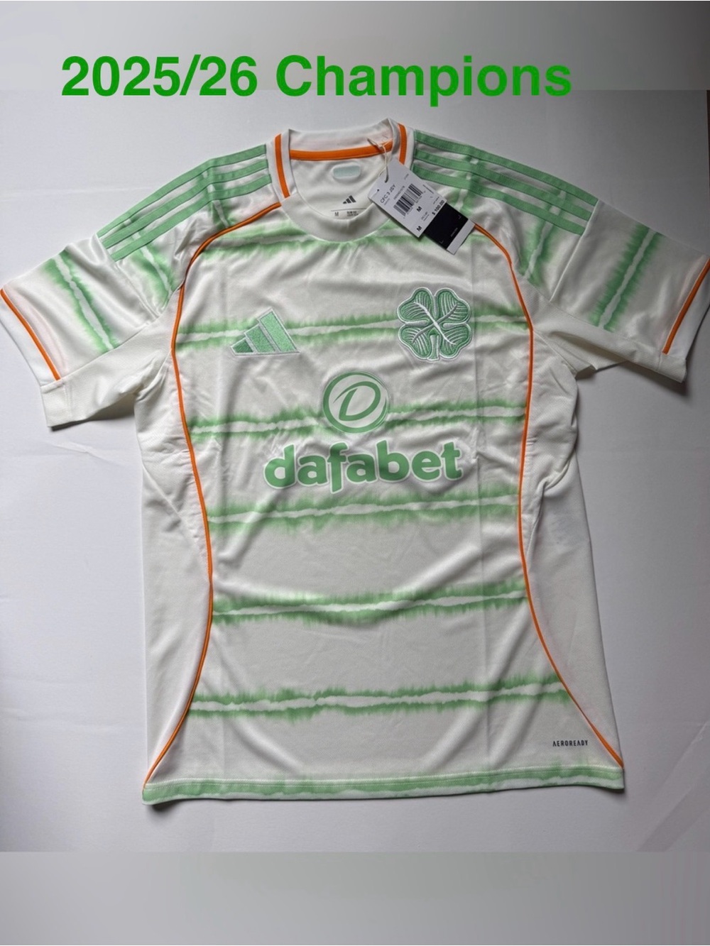 🏴󠁧󠁢󠁳󠁣󠁴󠁿 adidas [M] Celtic FC 2025/26 3rd Jersey Off White/Green JI7259